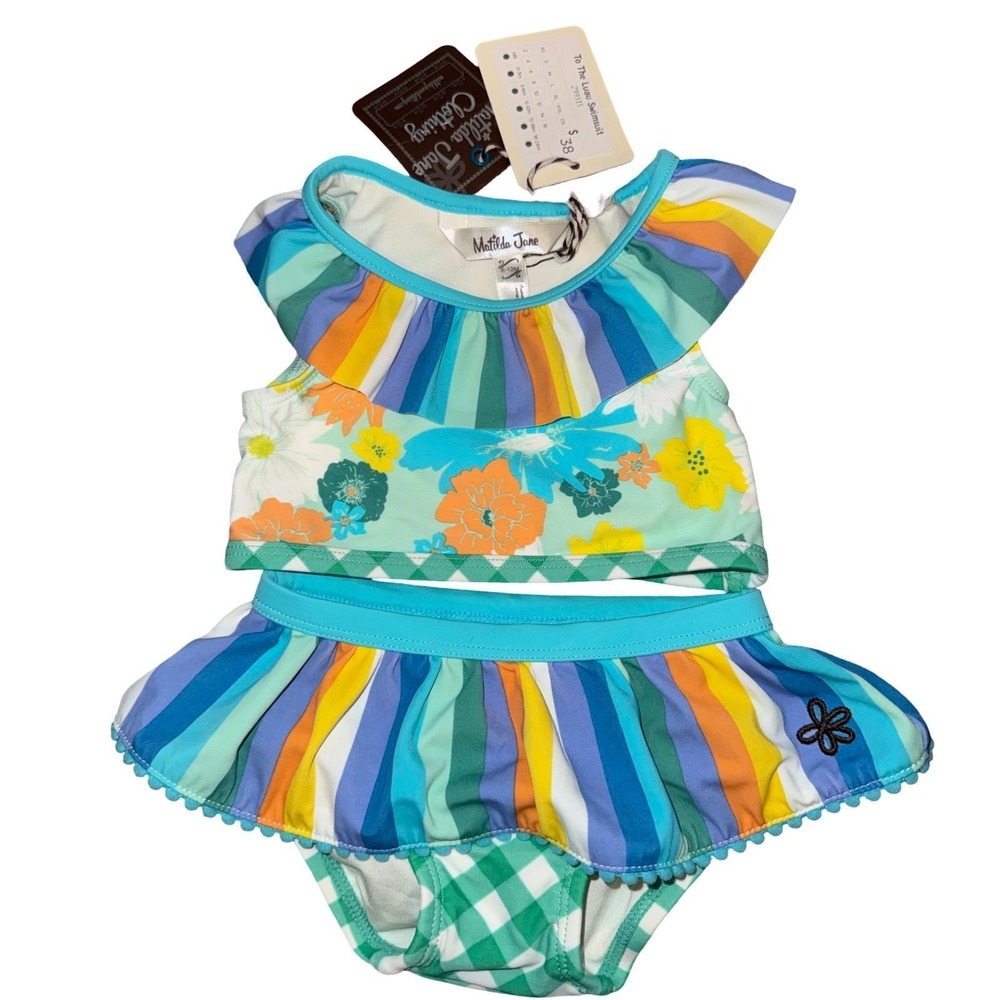 7A. Matilda Jane 6/12mo NWT To The Luau Swimsuit RV $38